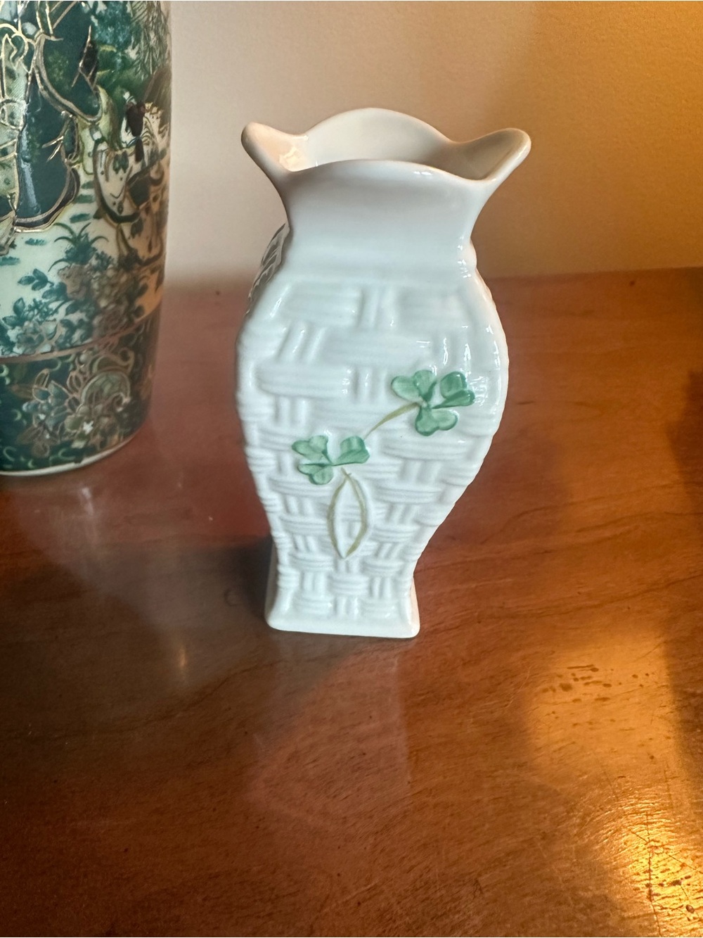 Belleek Mini Bud Vase